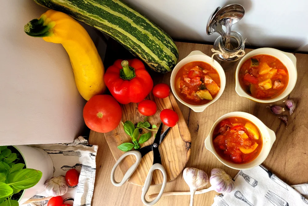 przepis na jesienne leczo aromatyczne