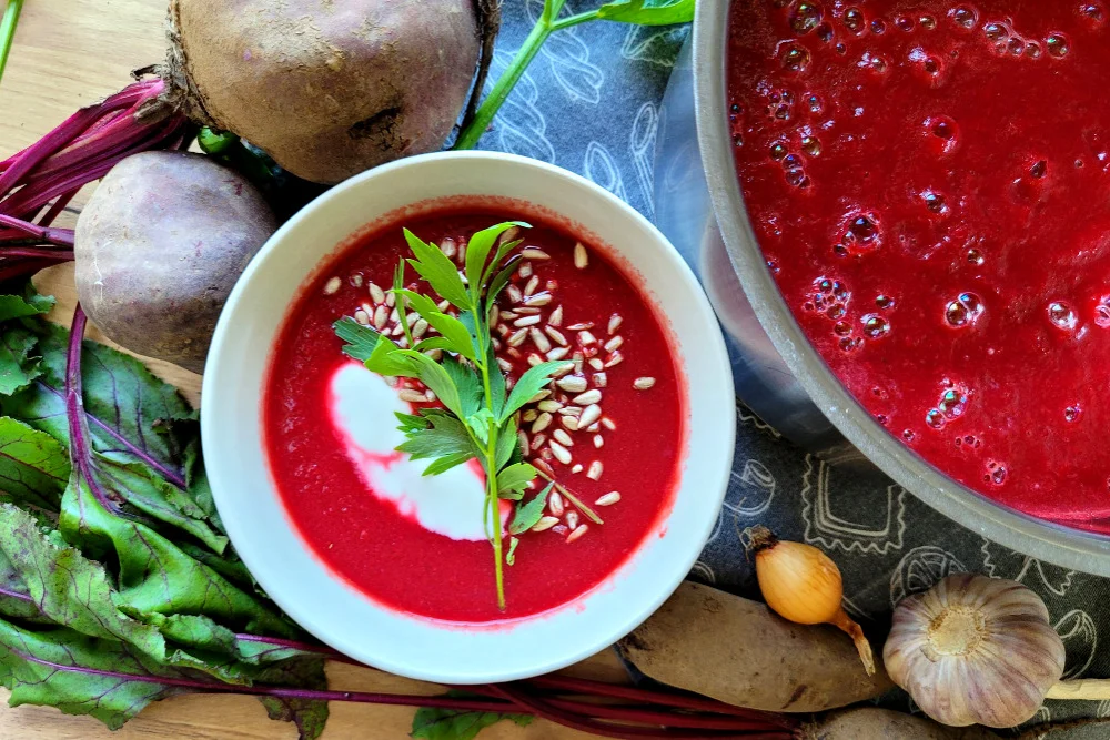 krem z buraka jadłospis przedszkole szkoła