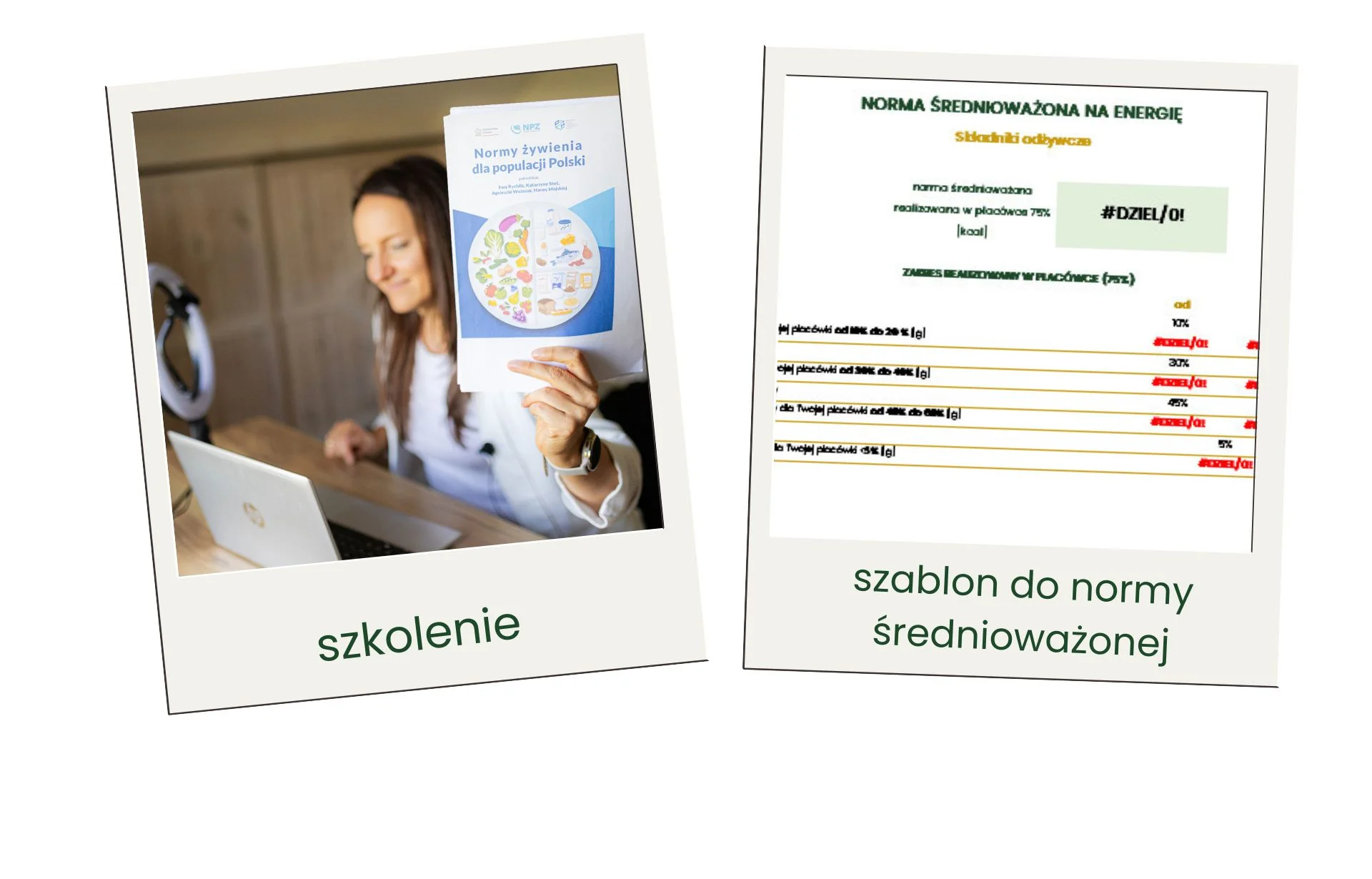 normy żywienia aktualne szablon norma średnioważona